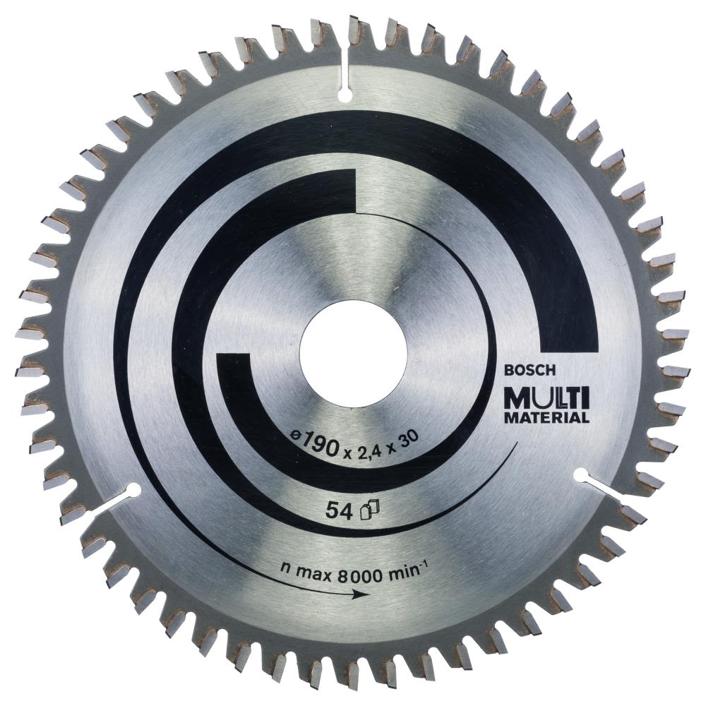 Bosch Sirkelsagblad Multi Material 190 x 30 x 2,4 mm; 54