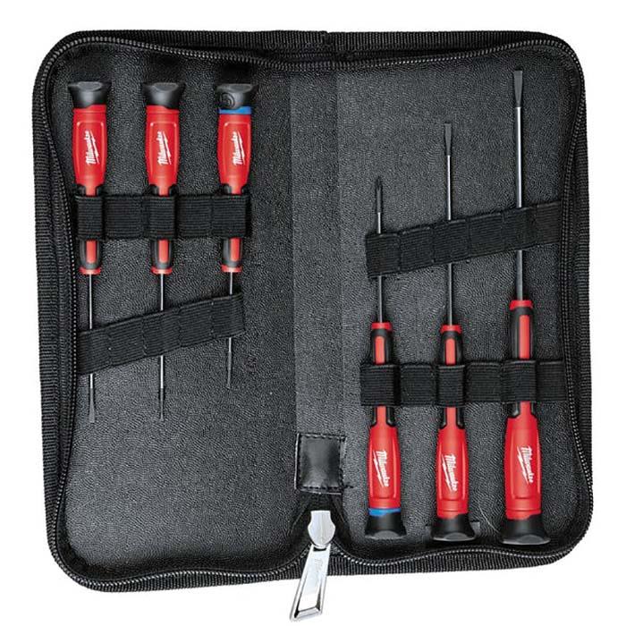 Milwaukee Precision Presisjonsskrutrekkersett 6-pakning