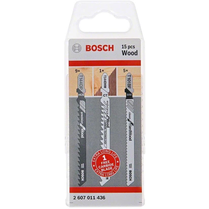 Bosch T 144 DP/T 101 BF Sticksågsbladsats 15-pack
