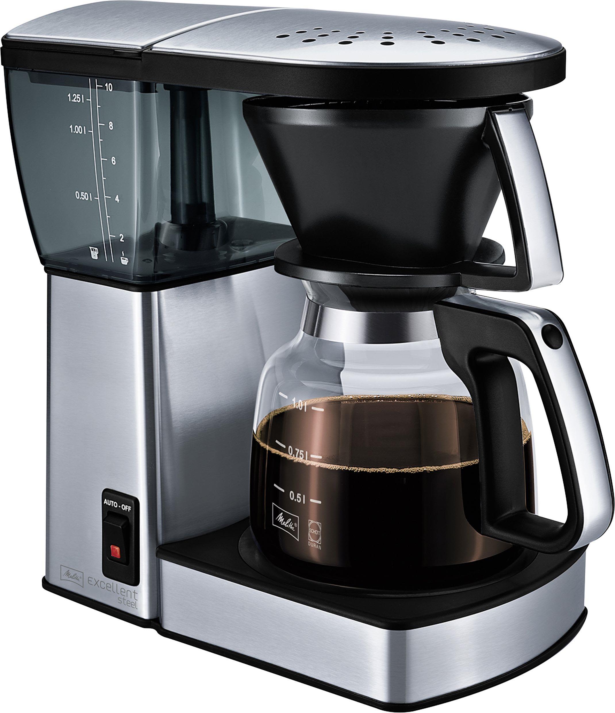 Melitta Excellent 4.0 Kaffemaskine stål, 1455 W