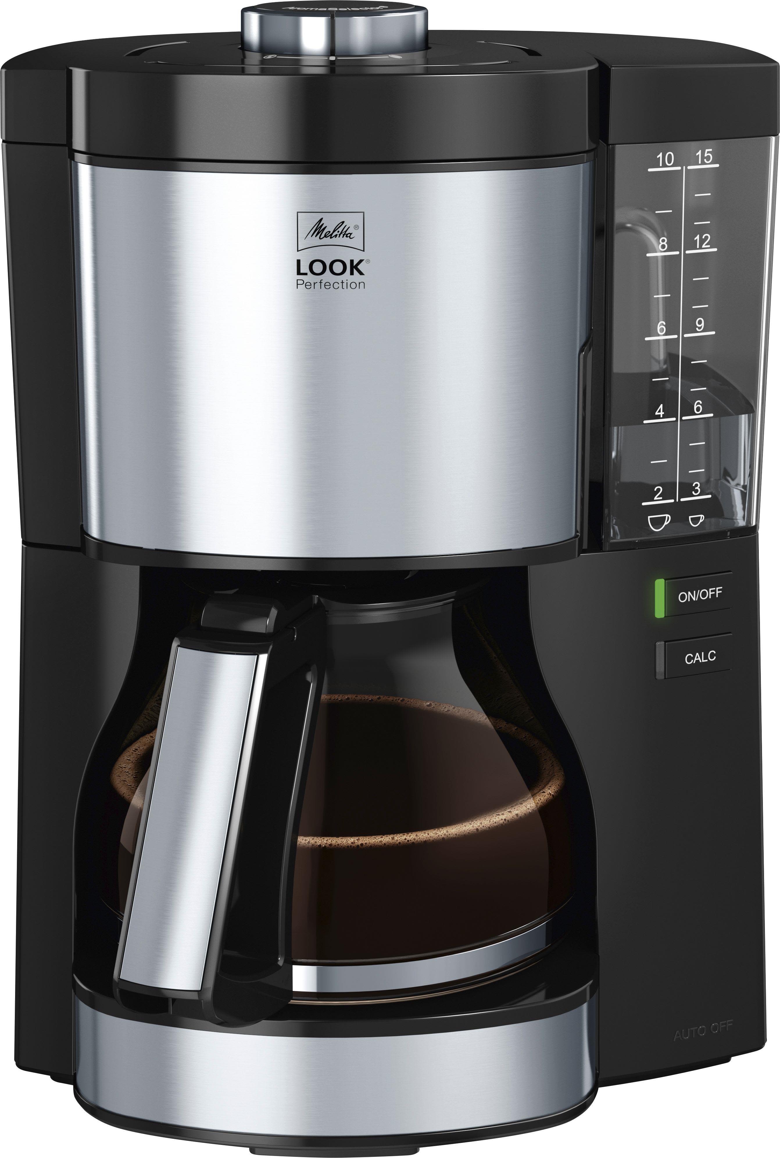 Melitta Look Perfection - Kaffemaskin - 15 kopper - svart