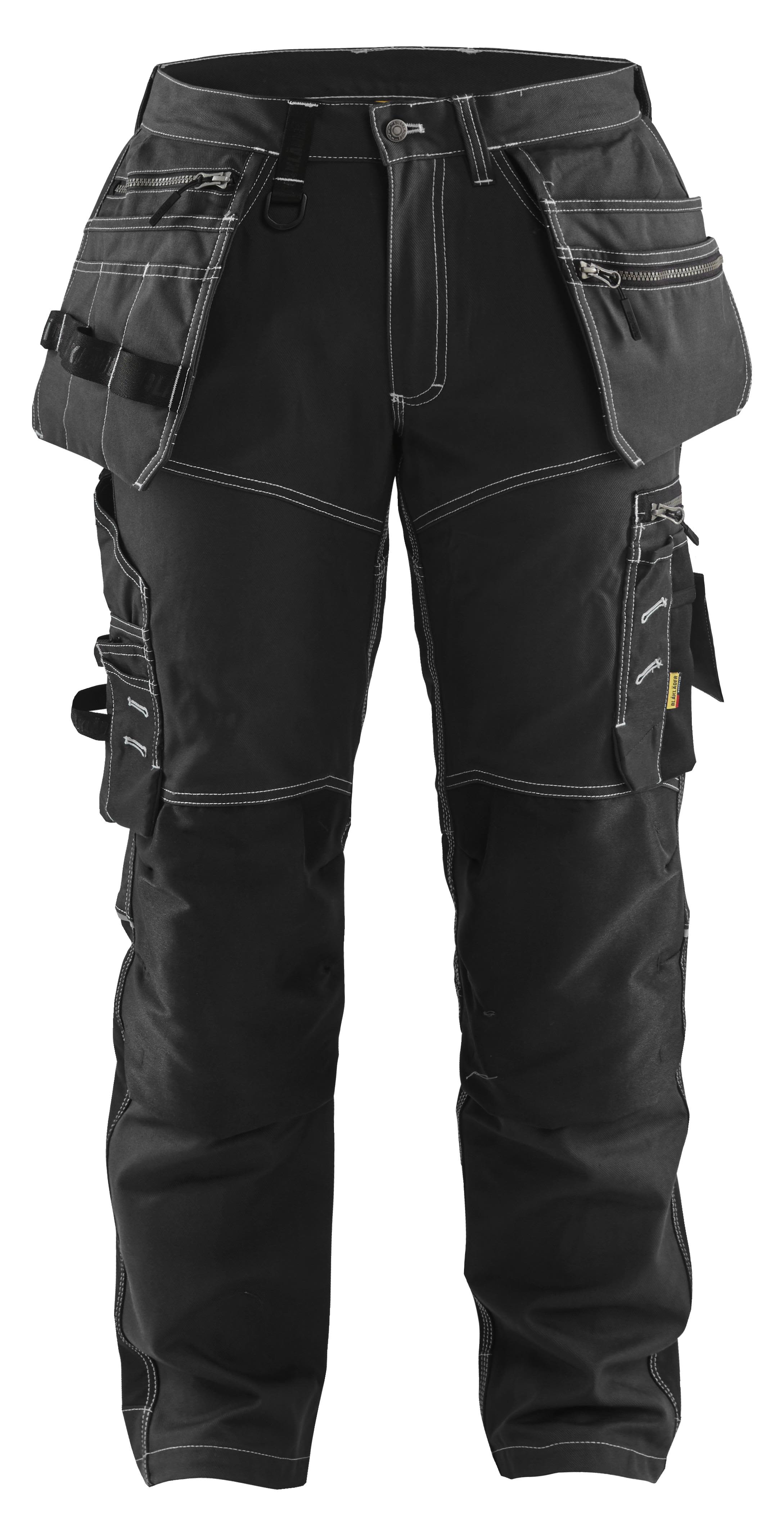 Blåkläder 179013709900C60 Håndverksbukse med stretch, svart Str. C60