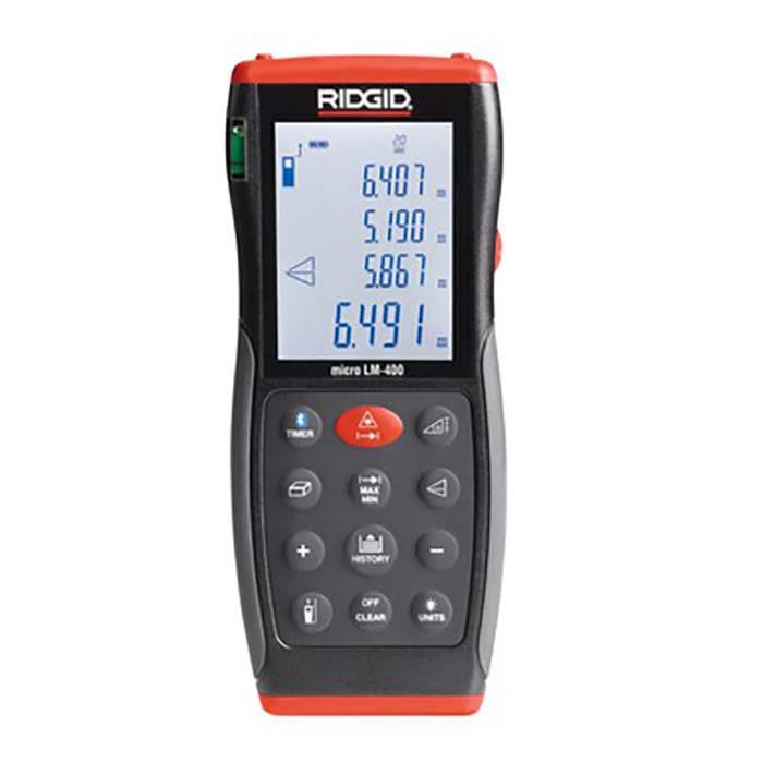 Ridgid LM-400 Avstandsmåler med overlagring via Bluetooth