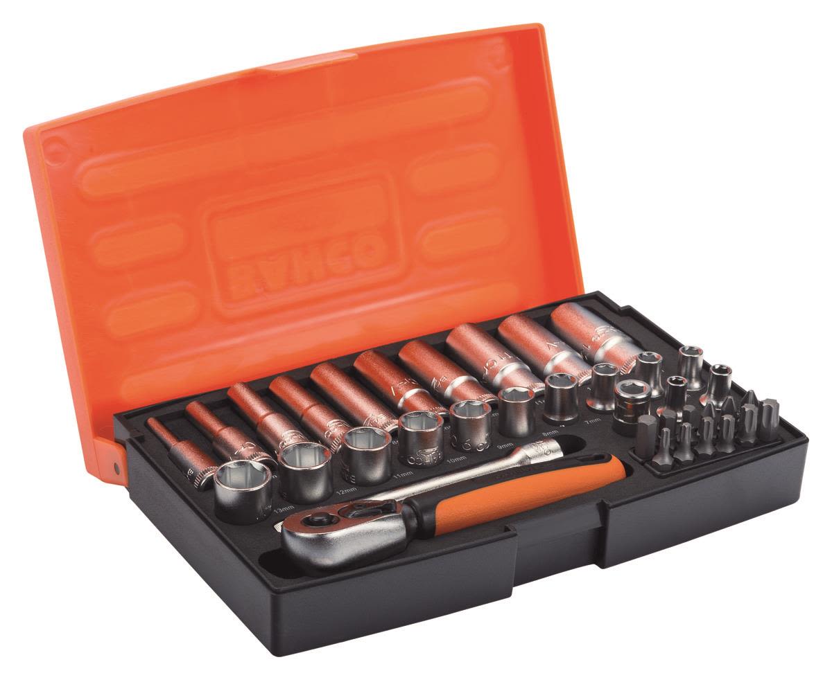 Bahco SL25L Pipenøkkel sett 37 deler