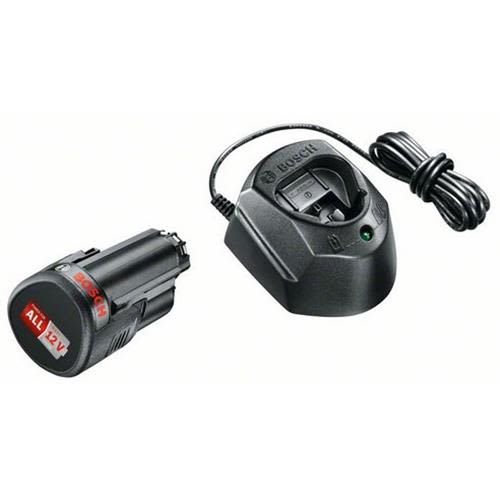 Bosch DIY GAL 1210 CV + 2x1,5Ah Ladepakke 2 stk. 1,5 Ah-batterier og lader