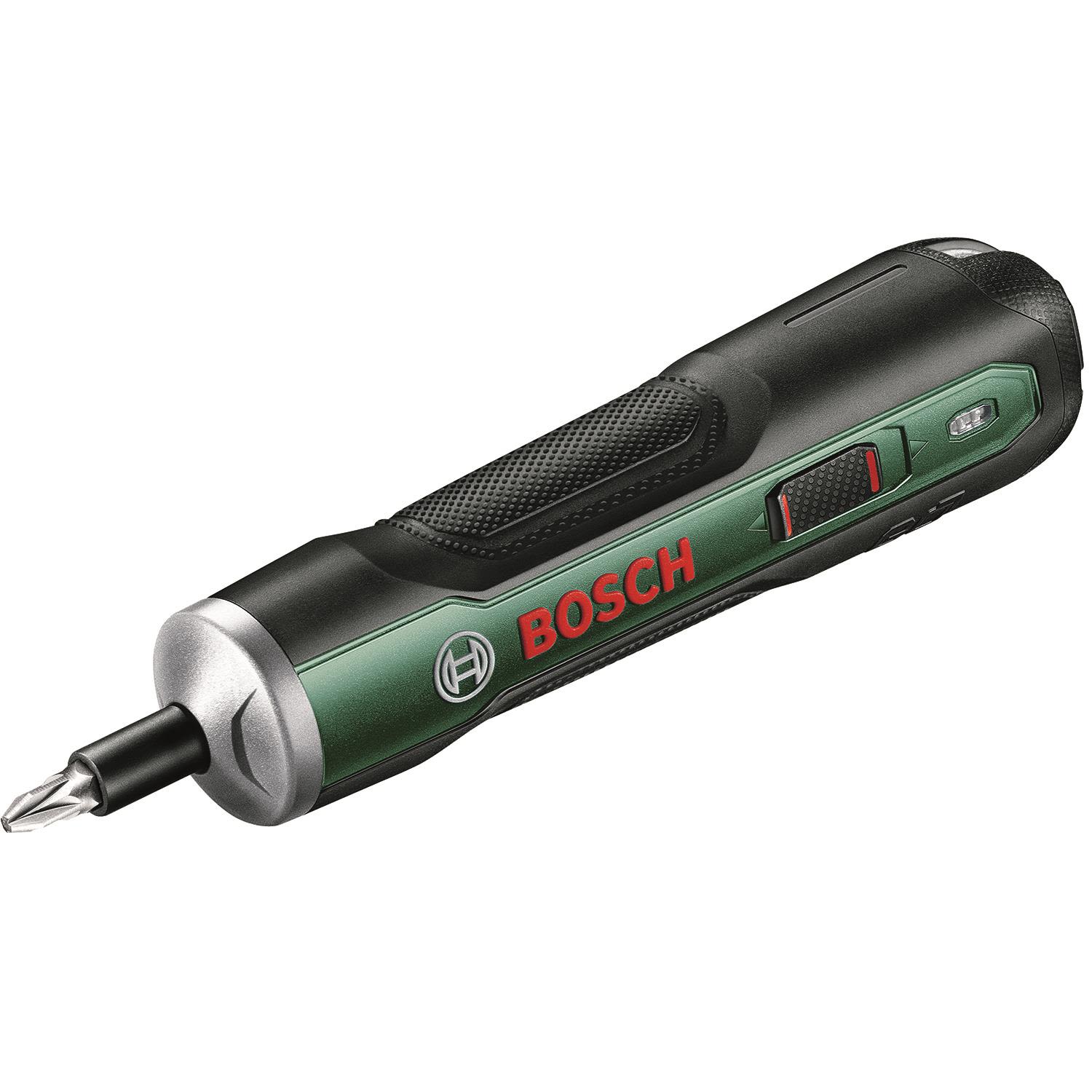 Bosch DIY Pushdrive Miniskrutrekker med batteri og lader