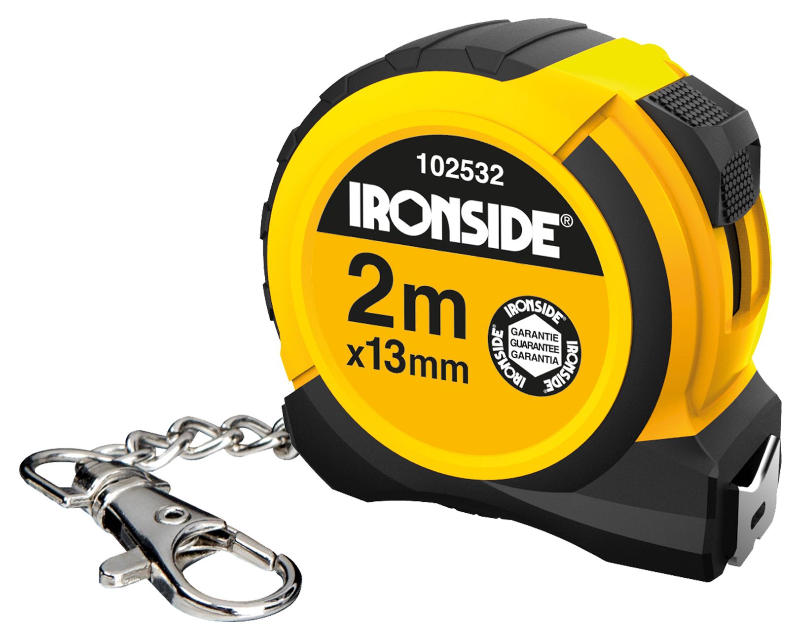 Ironside 102532 Måttband 2 m, med nyckelring