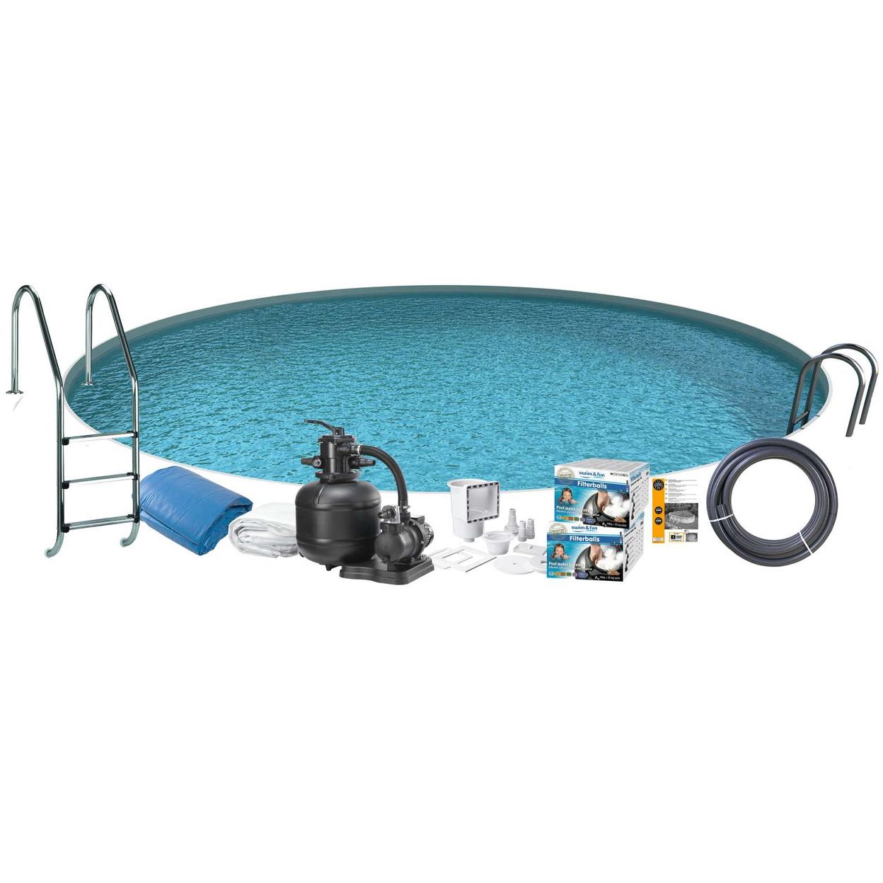 Swim & Fun 2780 Bassengpakke Ø 4,2 x 1,5 m, 18 840 l