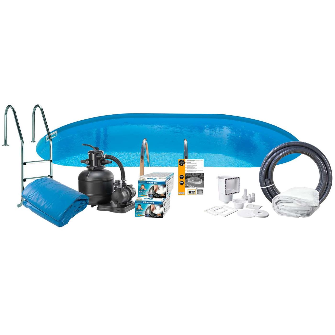 Swim & Fun 2782 Bassengpakke 6 x 3,2 x 1,5 m, 24 420 l