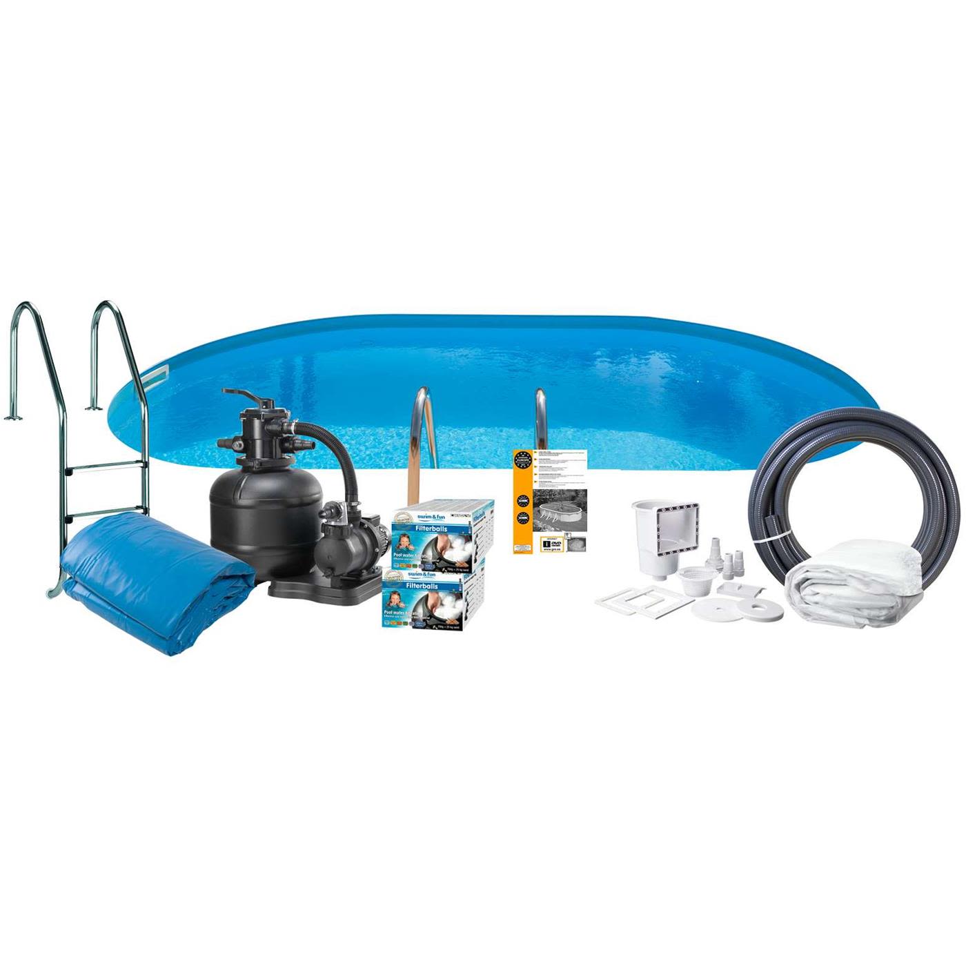 Swim & Fun 2783 Bassengpakke 7 x 3,2 x 1,5 m, 27 470 l
