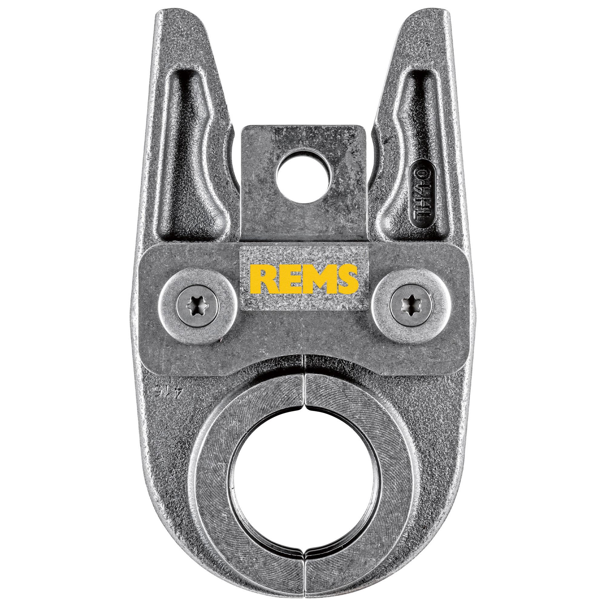 REMS 570485 Pressback för plaströr, TH-profil TH40