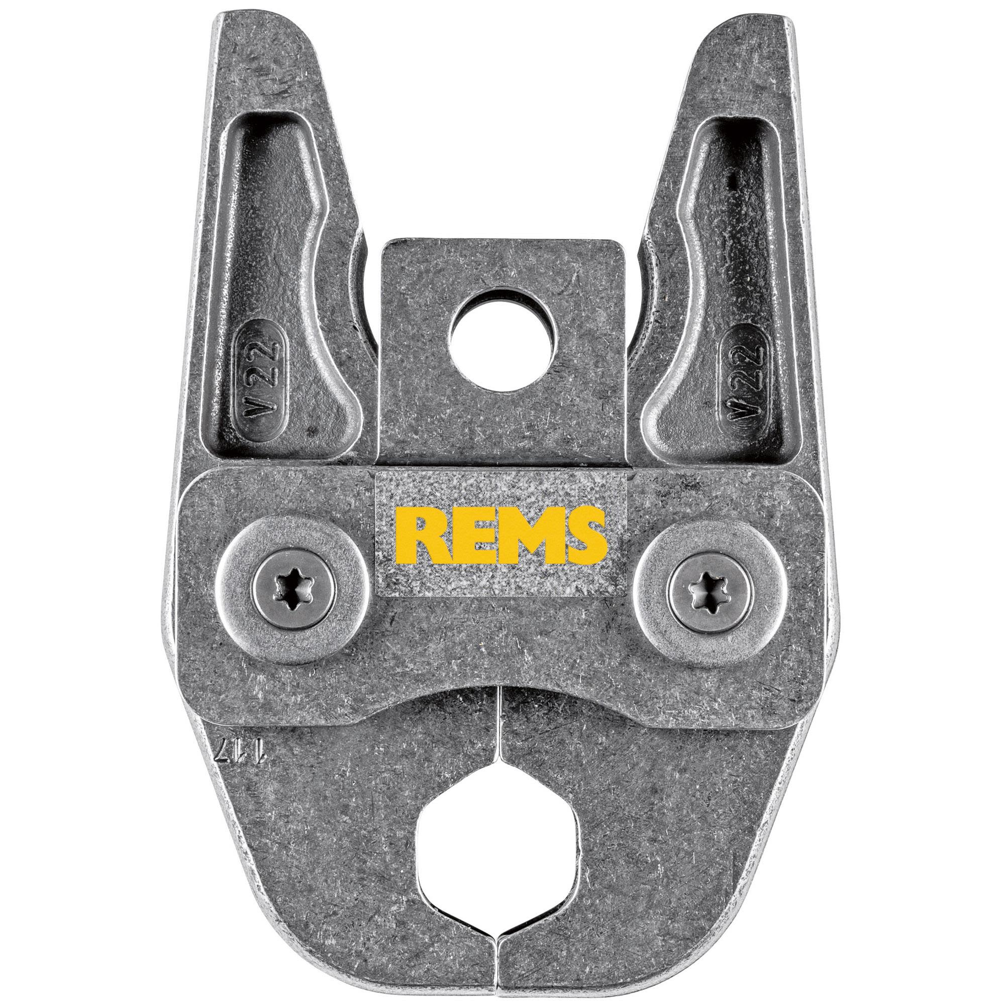 REMS 570135 Pressback för kopparrör, V-profil V22