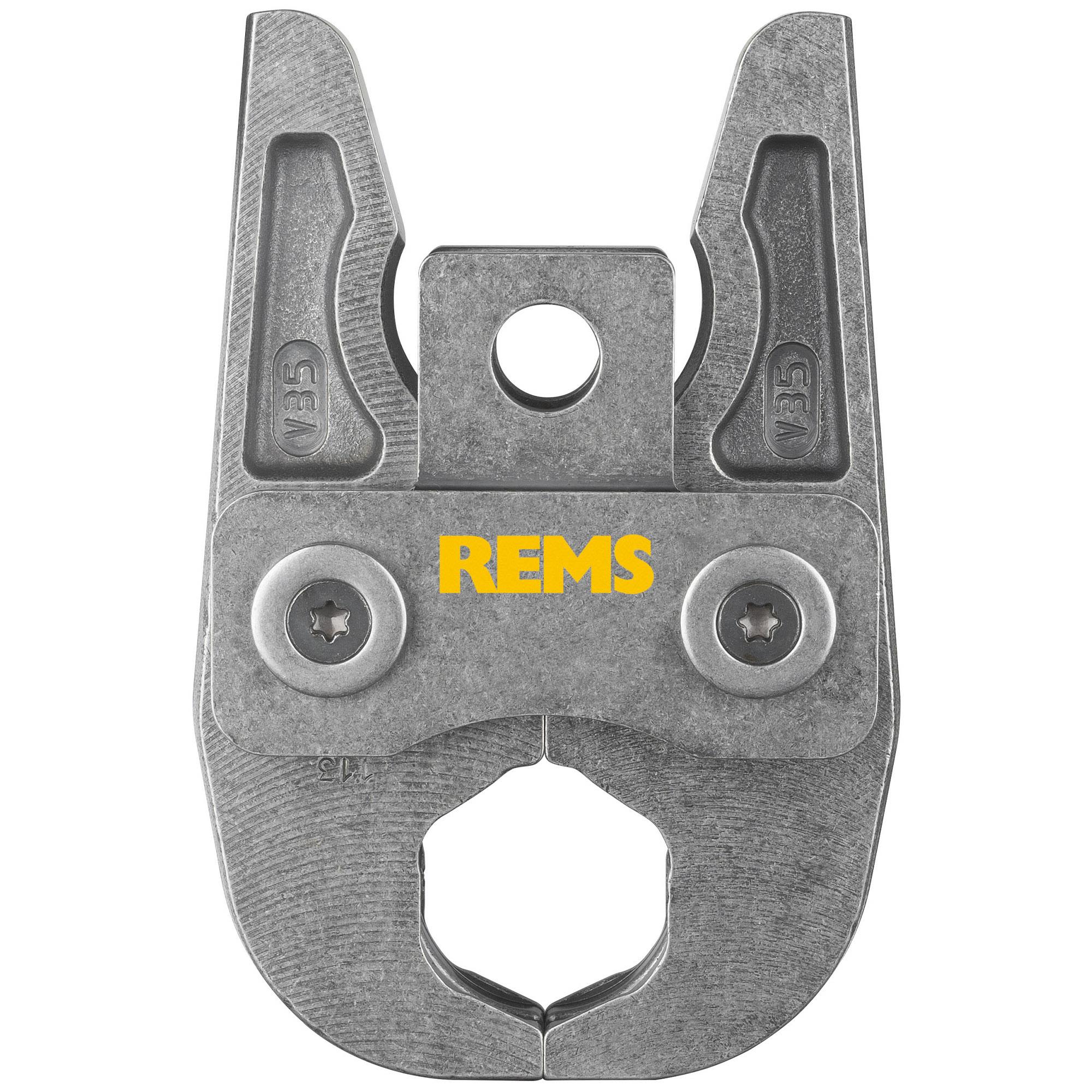 REMS 570155 Pressback för kopparrör, V-profil V35