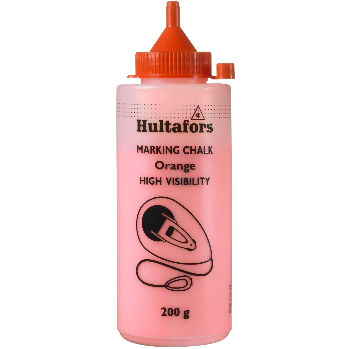 Hultafors HIGH VIZ ORANGE 200 Snörslåkrita 200 g Neonorange