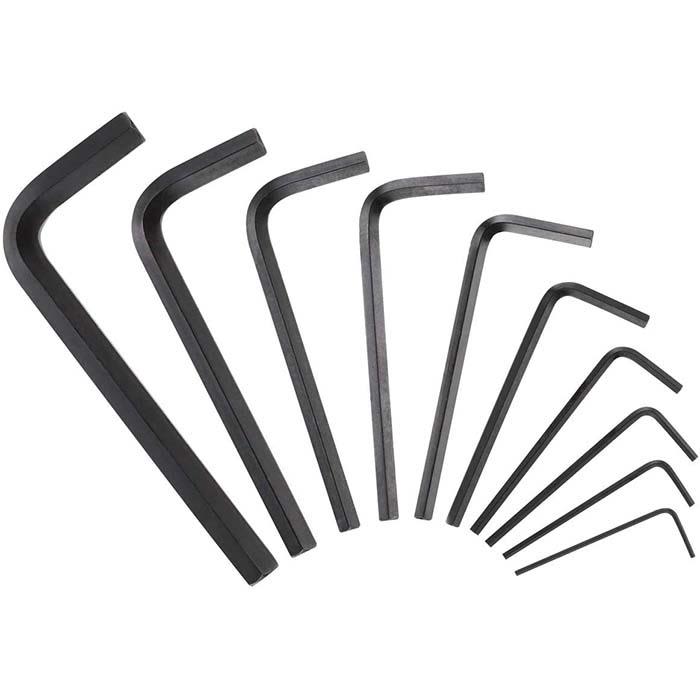 STANLEY 0-69-253 Insexnyckelsats 10 delar, 1,5-10 mm