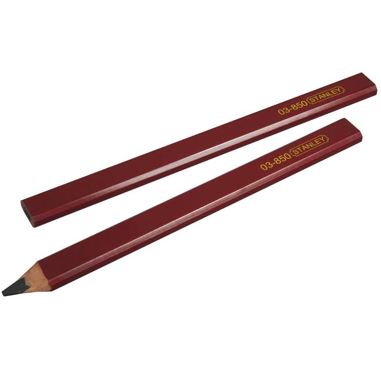 Stanley 1-03-850 Carpenter's Pencil Red 176mm