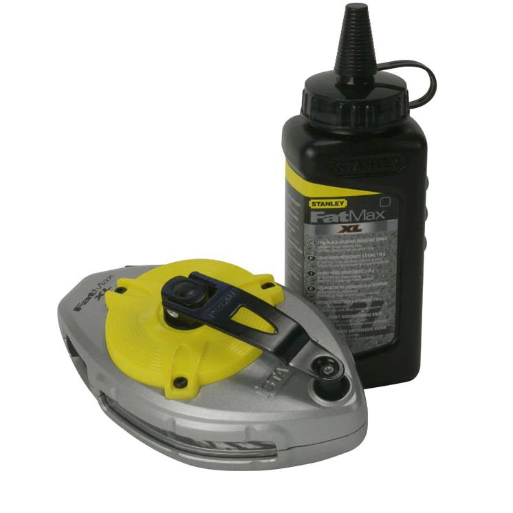 STANLEY FatMax 0-47-488 Loddsnor 30 meter, med kritt