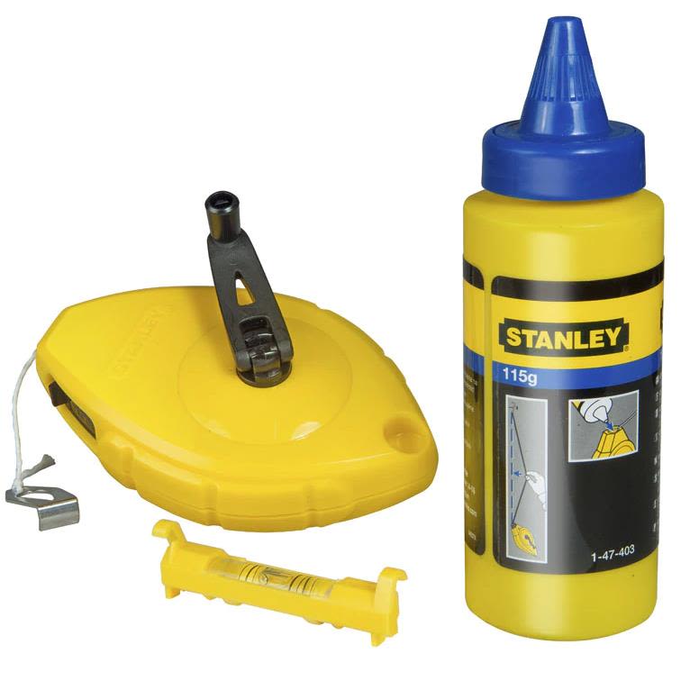 STANLEY 0-47-443 Loddsnor 30 meter, med kritt