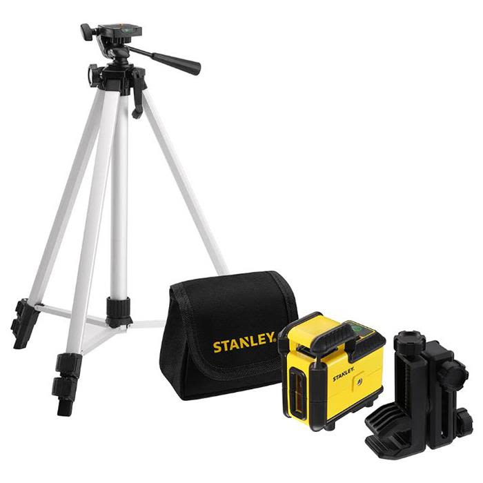 STANLEY 360 Set Korslaserpaket med grön laser, stativ & väska