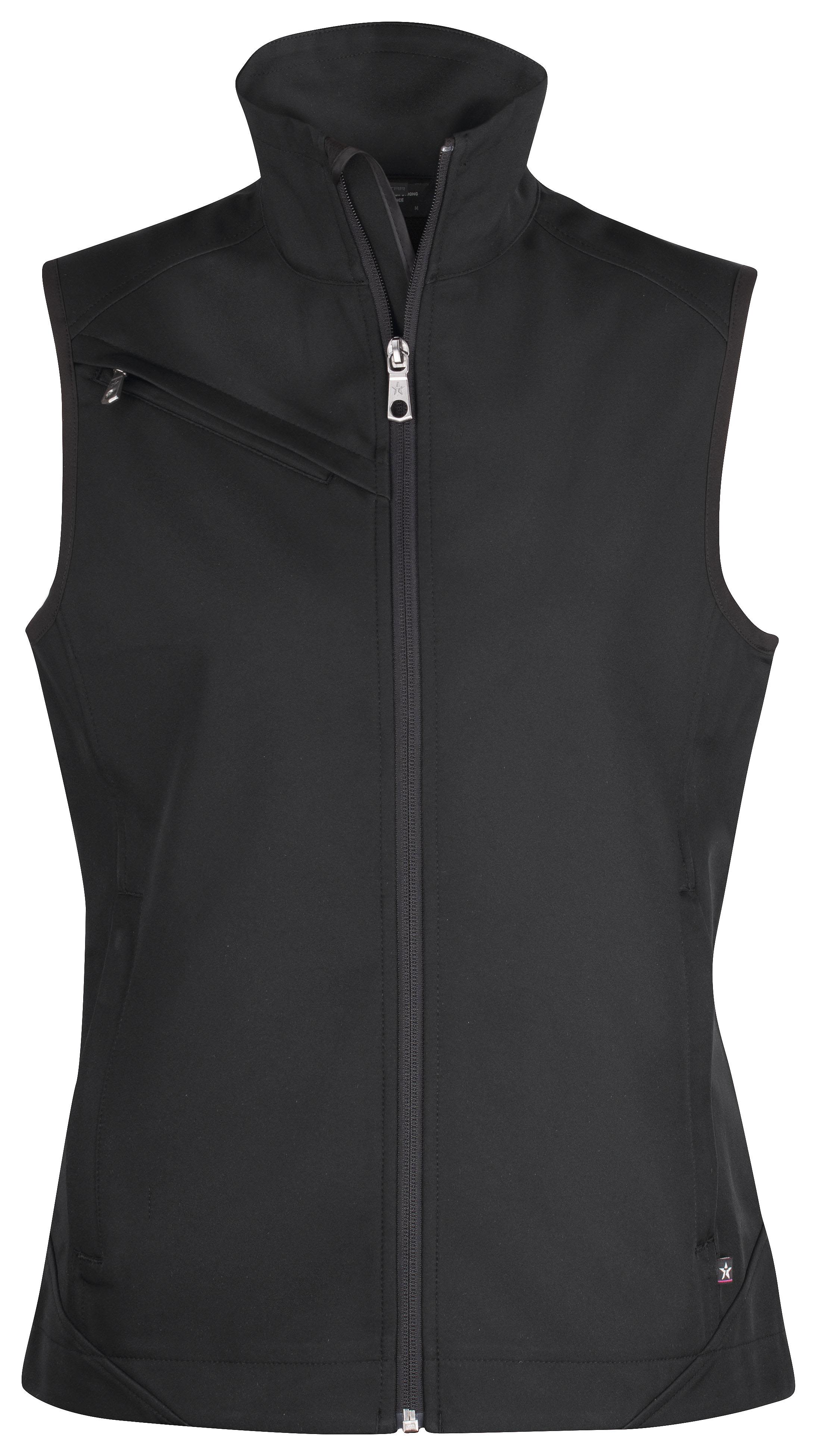 Texstar WV79199000150 Softshellvest svart Svart