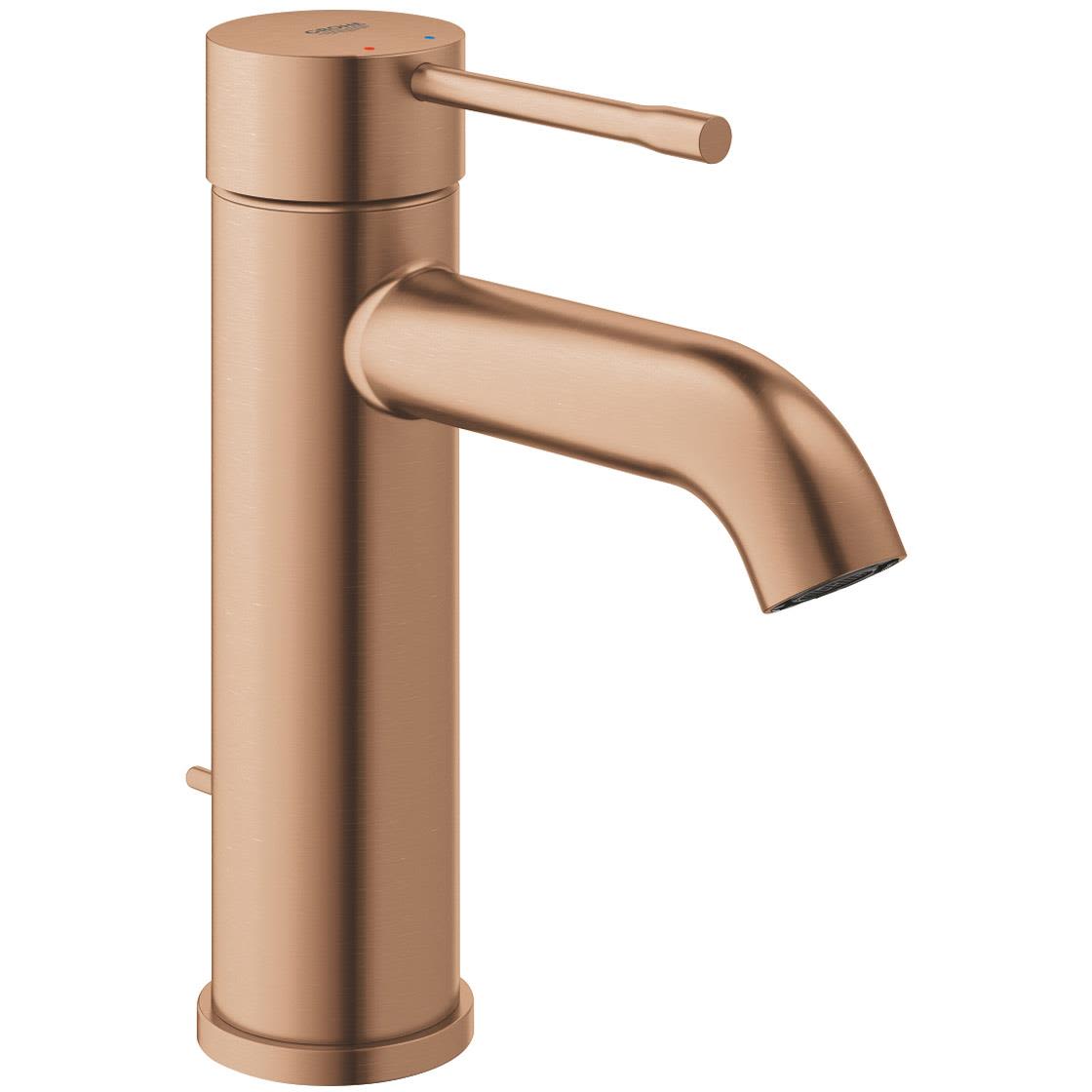 Grohe Essence, Ettgrepsbatteri til servant, S-Size, Børstet Warm Sunset