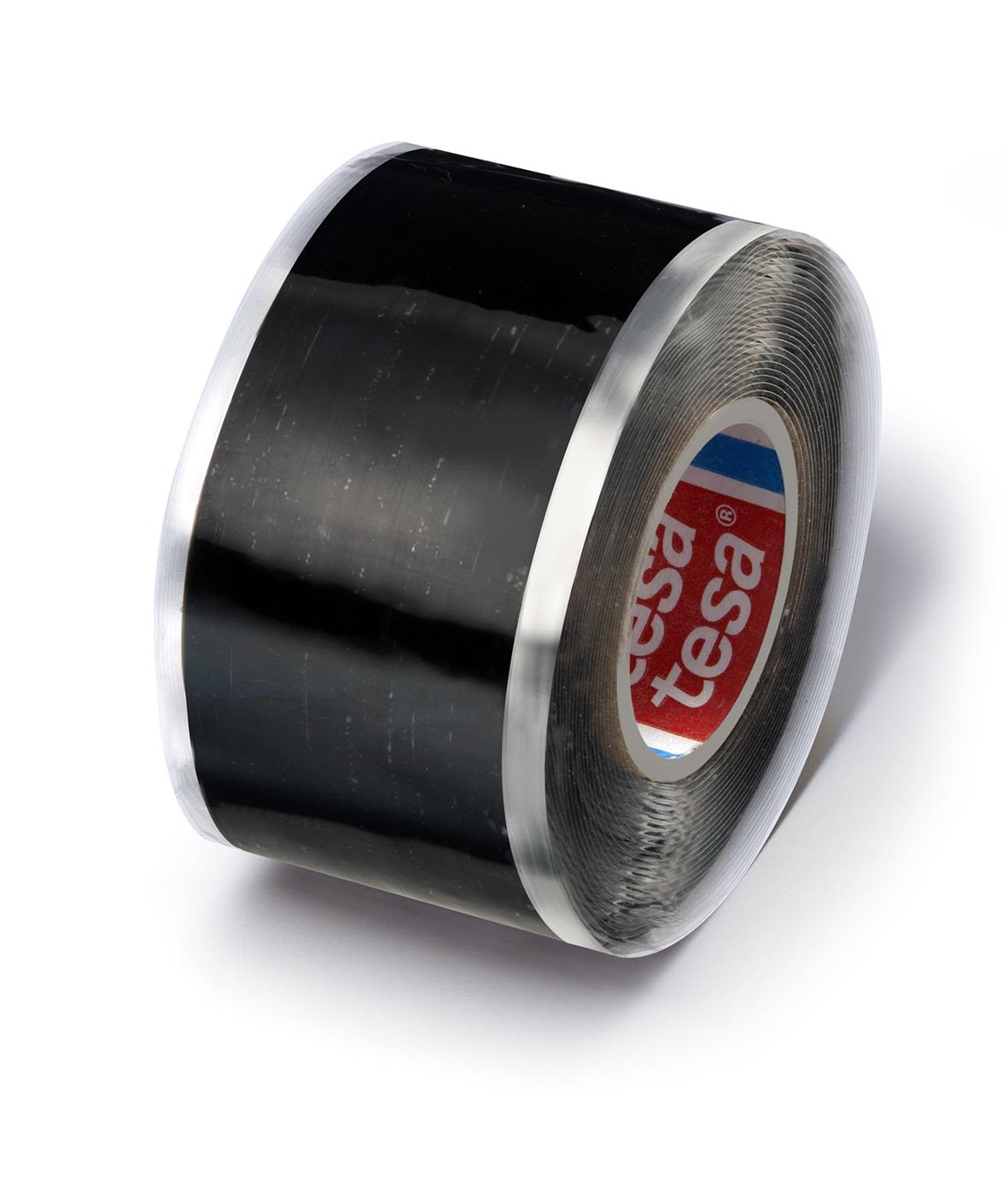 Tesa 4600 Gaffatape silikone, sort, 10 m x 50 mm