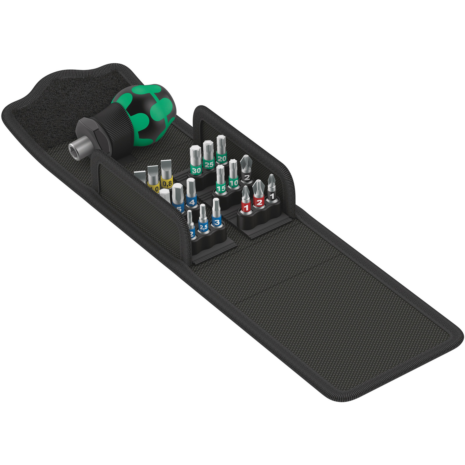 Wera Kraftform Kompakt Stubby 1 Skrutrekkersett