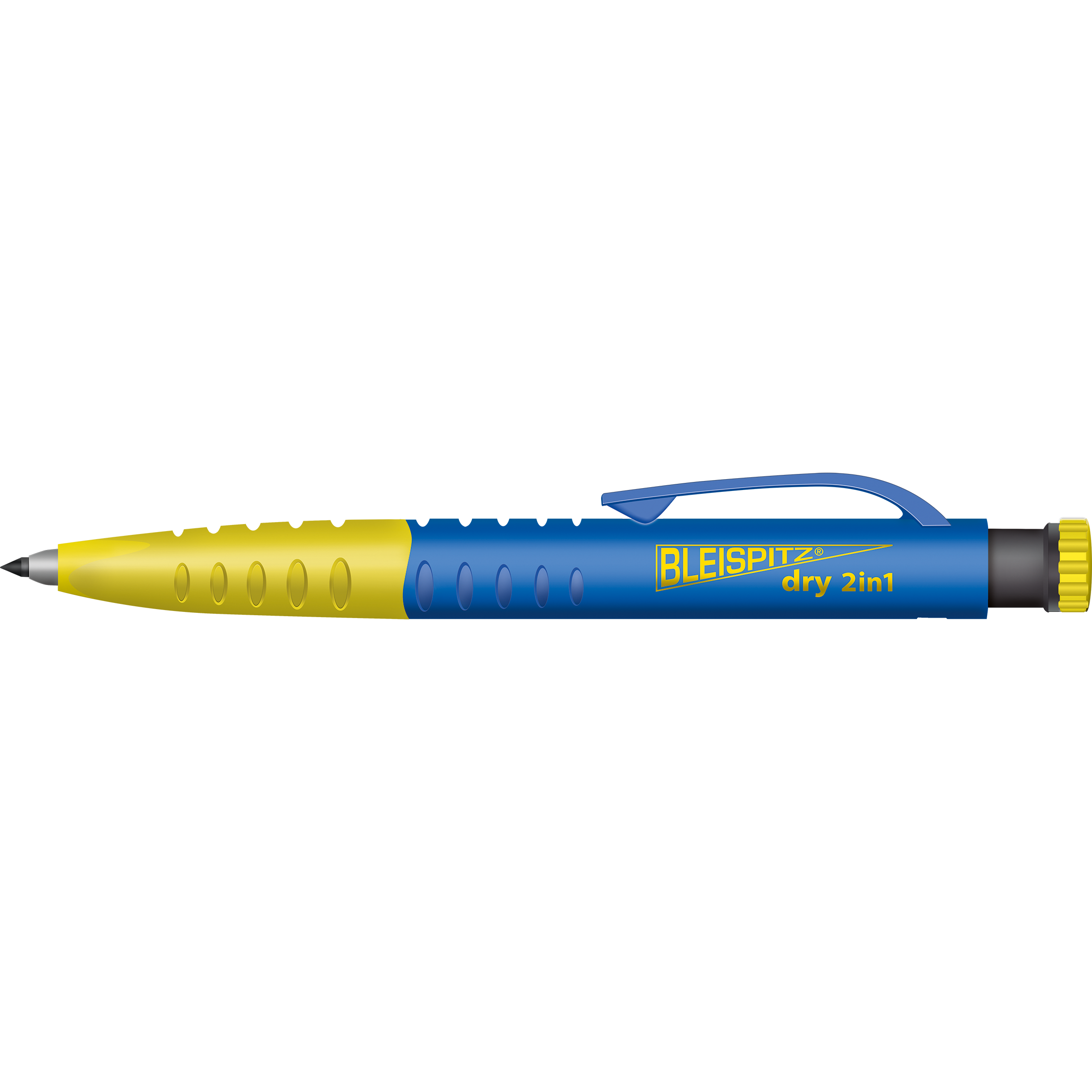 Bleispitz Dry 2in1 Snekkerblyant 20-pakning penner med reservestift