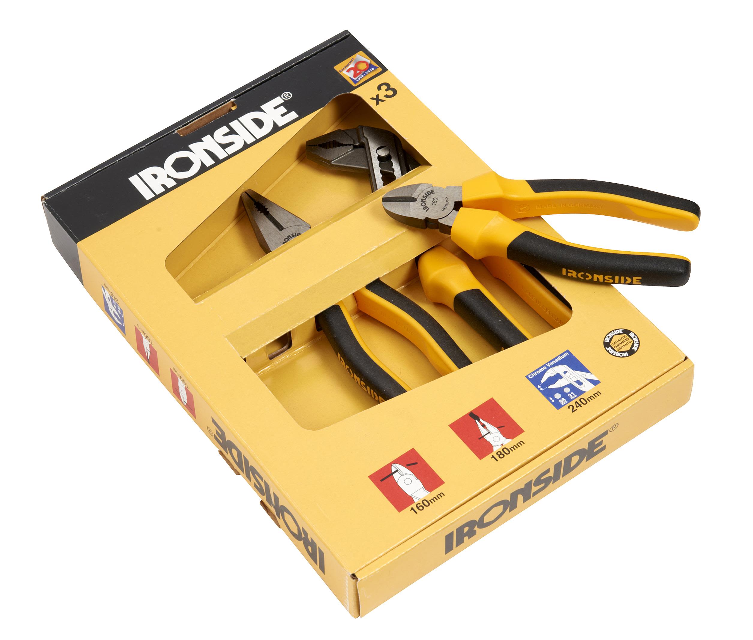 Ironside 121016 Tångset 3 delar