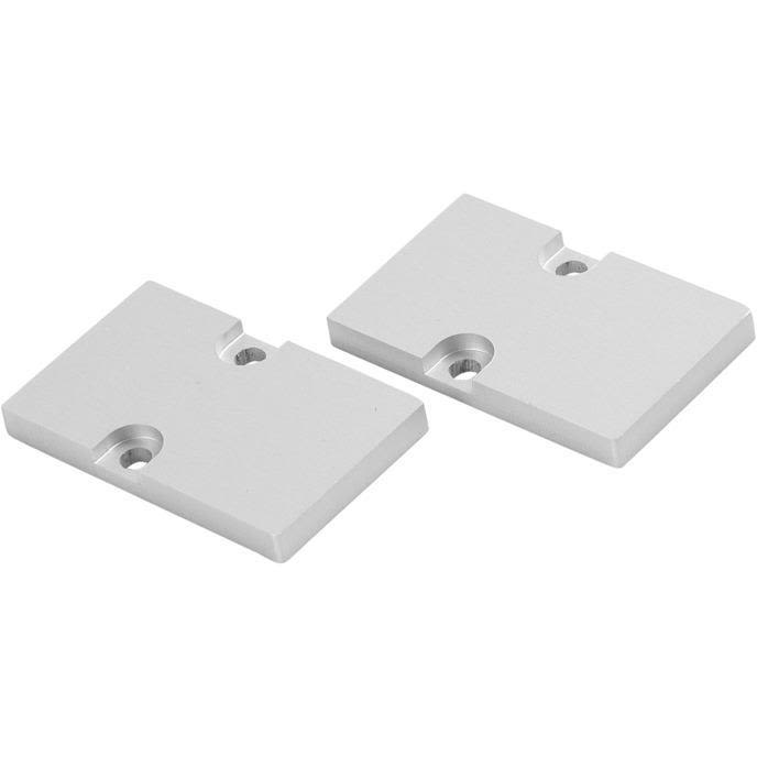 Hide-a-Lite Dual Gavl aluminium, 2-pakning