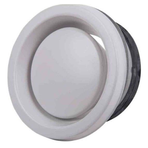 Flexit 116457 Frånluftsdon vit, stål 100 mm