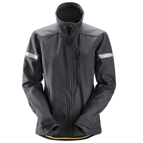 Snickers Workwear 1207 Softshelljakke Stålgrå/svart Stålgrå/Svart