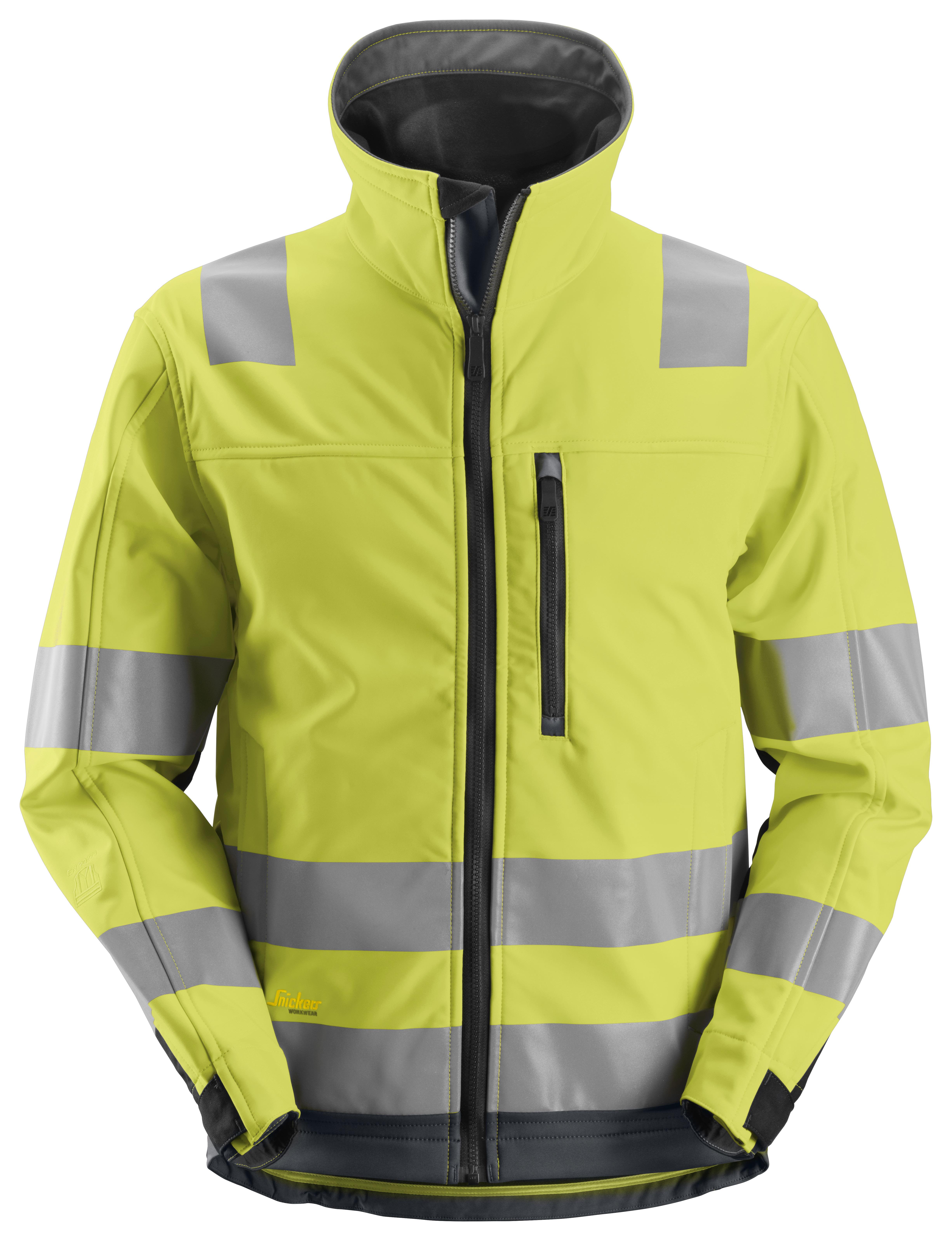 Snickers Workwear 1230 AllroundWork Softshelljakke varsel, gul Varsel, Gul
