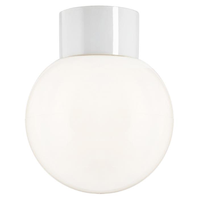 Ifö Electric 6041-540-10 Takarmatur blank, rak, IP54 Vit