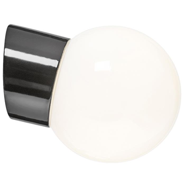 Ifö Electric 6044-840-16 Väggarmatur blank, sned, IP54, LED Svart