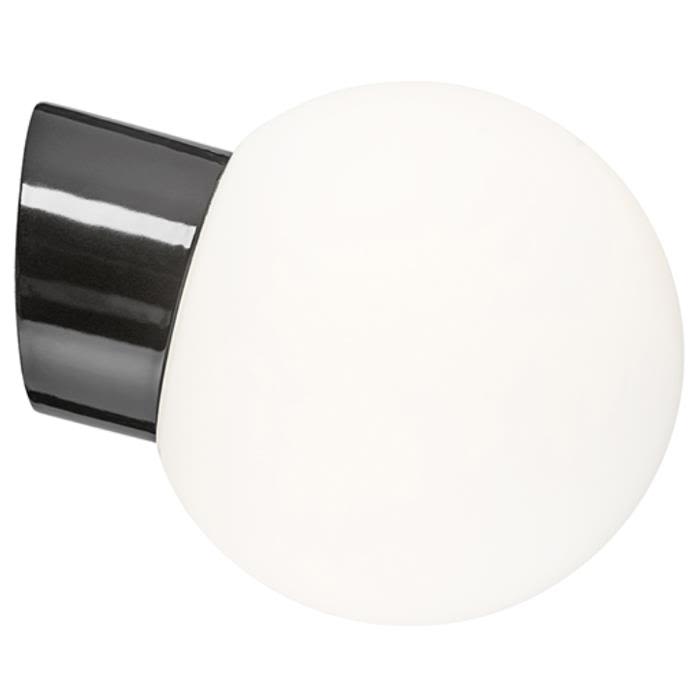 Ifö Electric 6045-800-16 Väggarmatur matt, sned, IP54, LED Svart