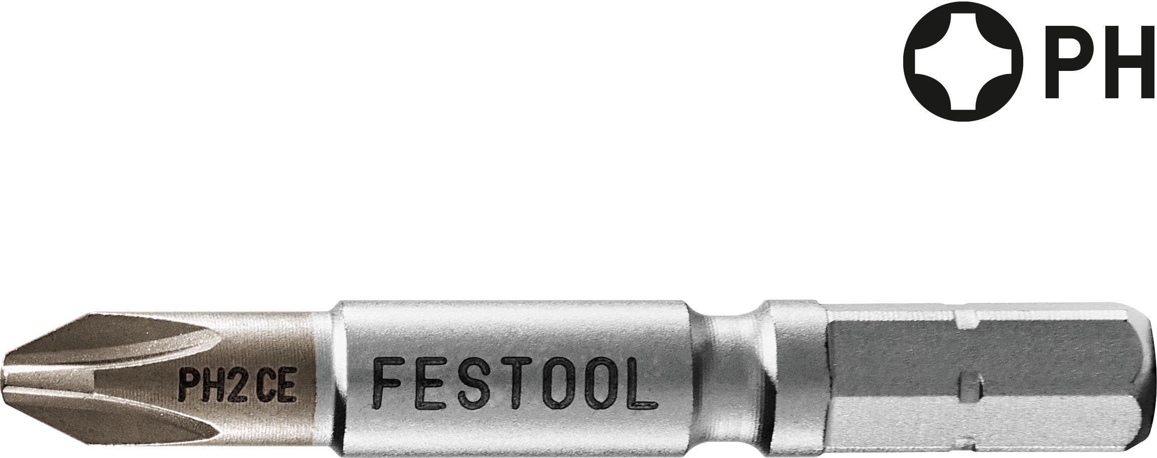 Festool PH 3-50 CENTRO/2 Bits 50 mm, 2-pack PH 3