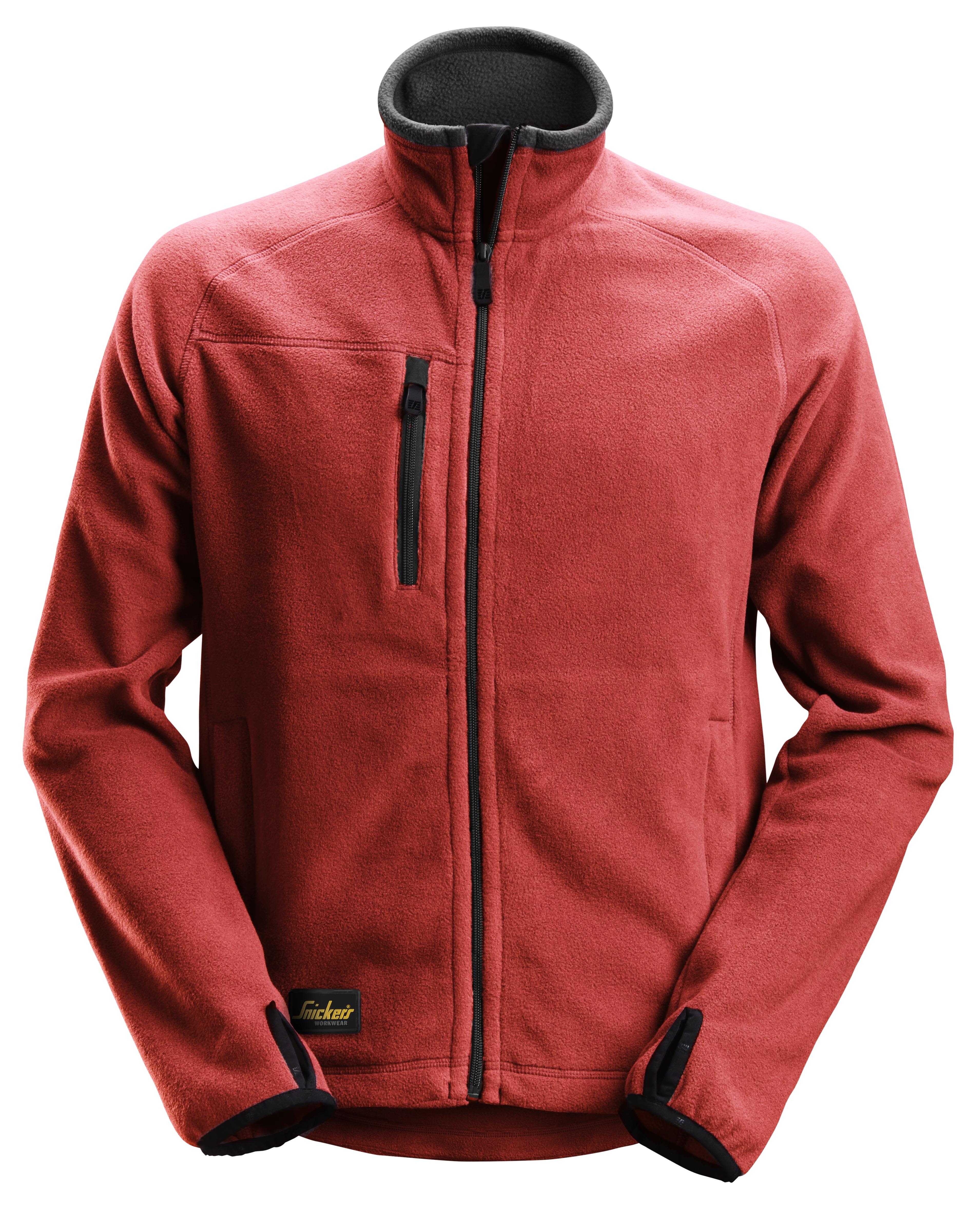 Snickers Workwear POLARTEC 8022 Fleecejakke chillirød/svart Chillirød/Svart