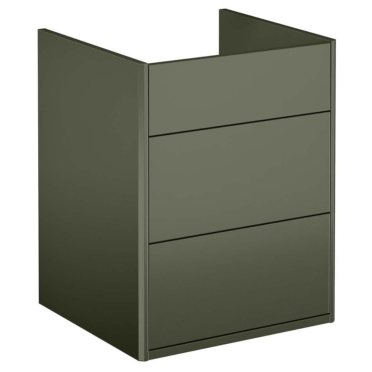 Gustavsberg Graphic Kommod grön, 45 cm Utan tvättställ