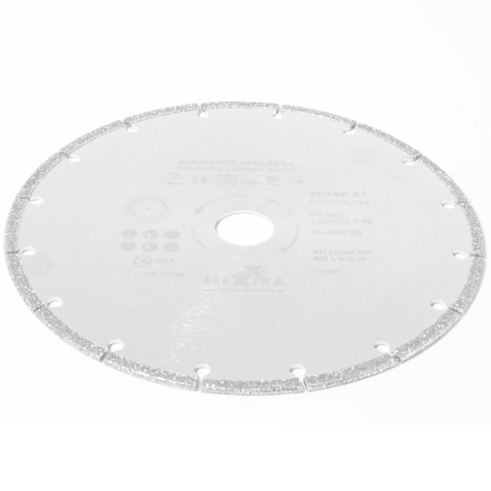 Flexxtra 100294 Diamantkapskiva 160 x 20 mm