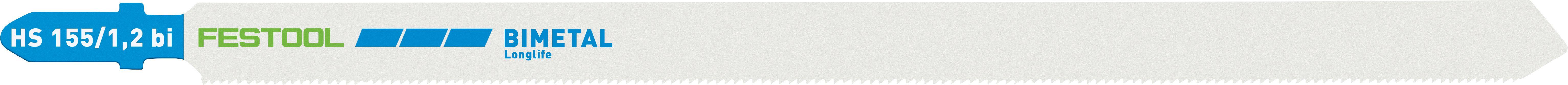 Festool HS 155/1,2 BI/5 Sticksågsblad 5-pack
