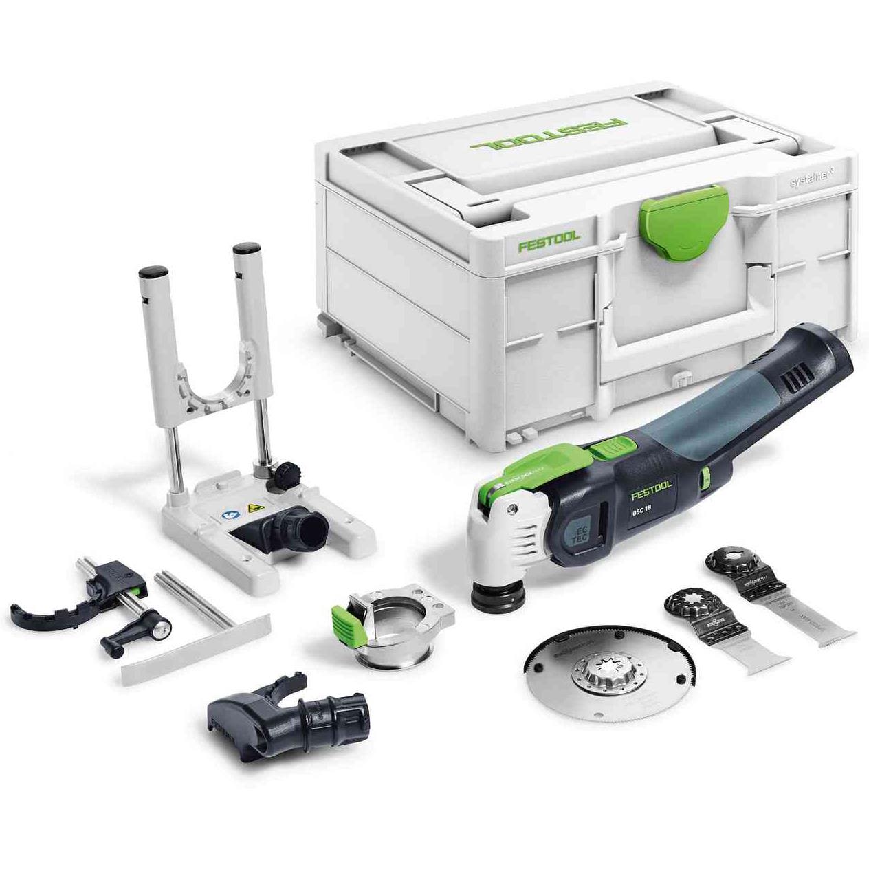 Festool OSC 18 E-Basic-Set VECTURO Multiverktyg utan batteri och laddare