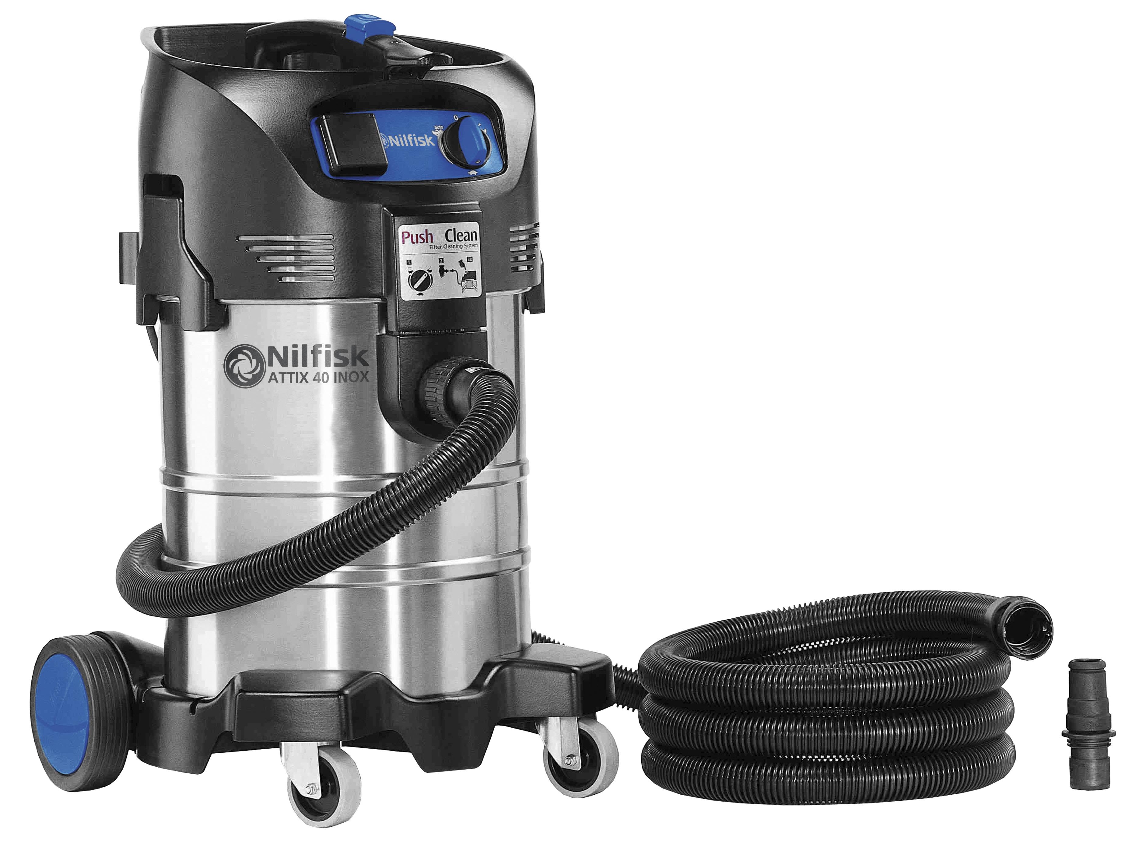 Nilfisk ATTIX 40-21 PC INOX Grovdammsugare 1500 W