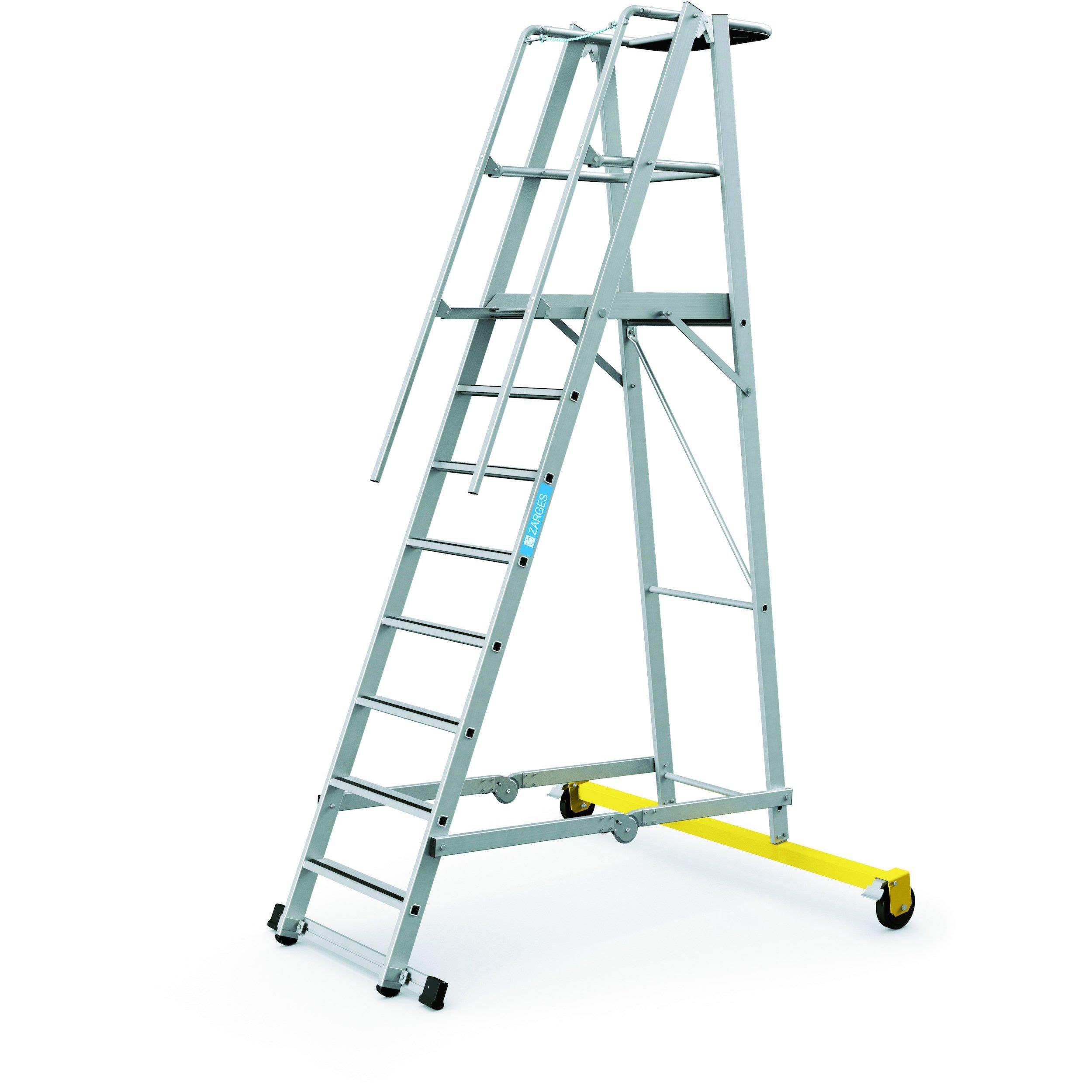 Zarges ZAP Safemaster Plus S Plattformstige sammenleggbar 8 trinn