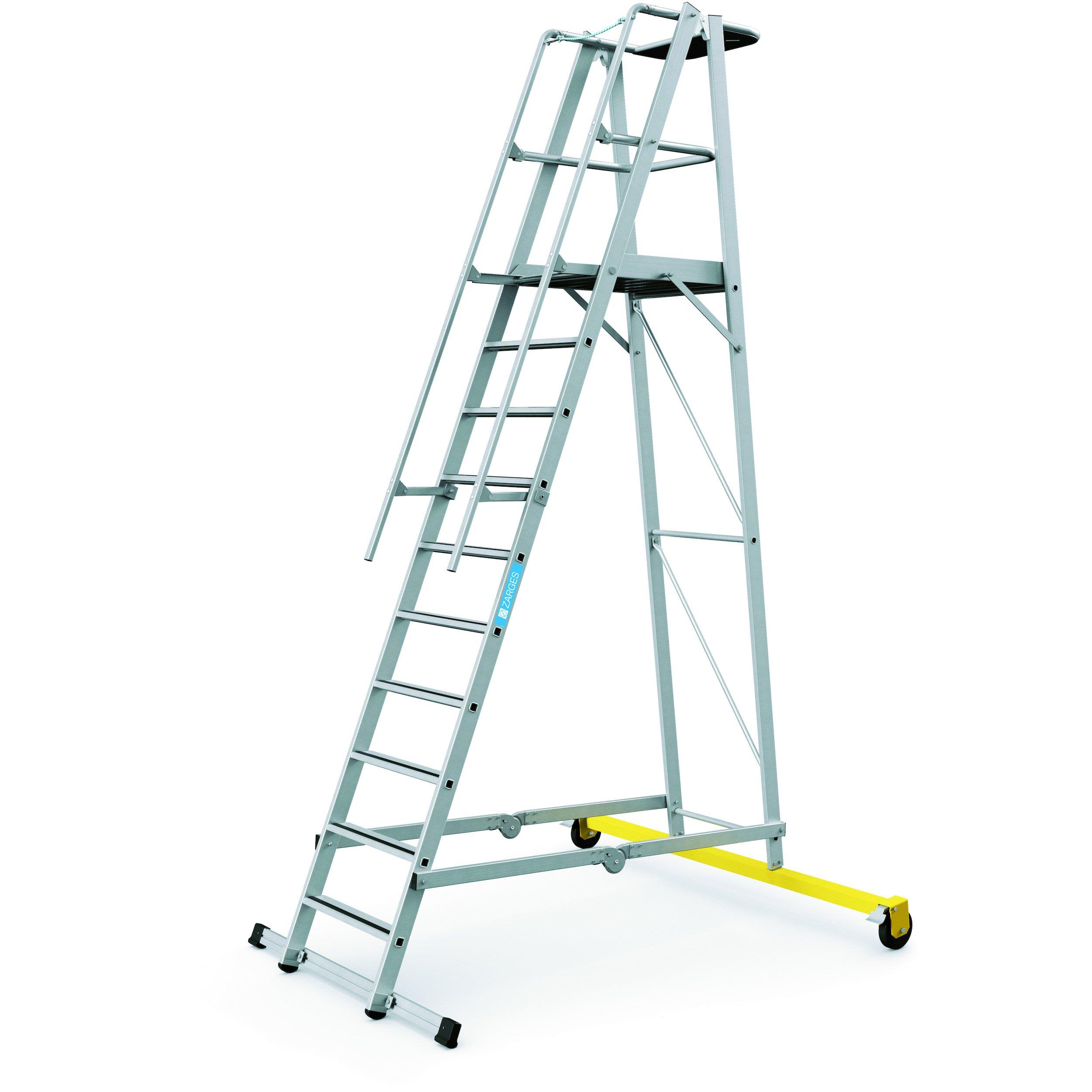 Zarges ZAP Safemaster Plus S Plattformstige sammenleggbar 10 trinn