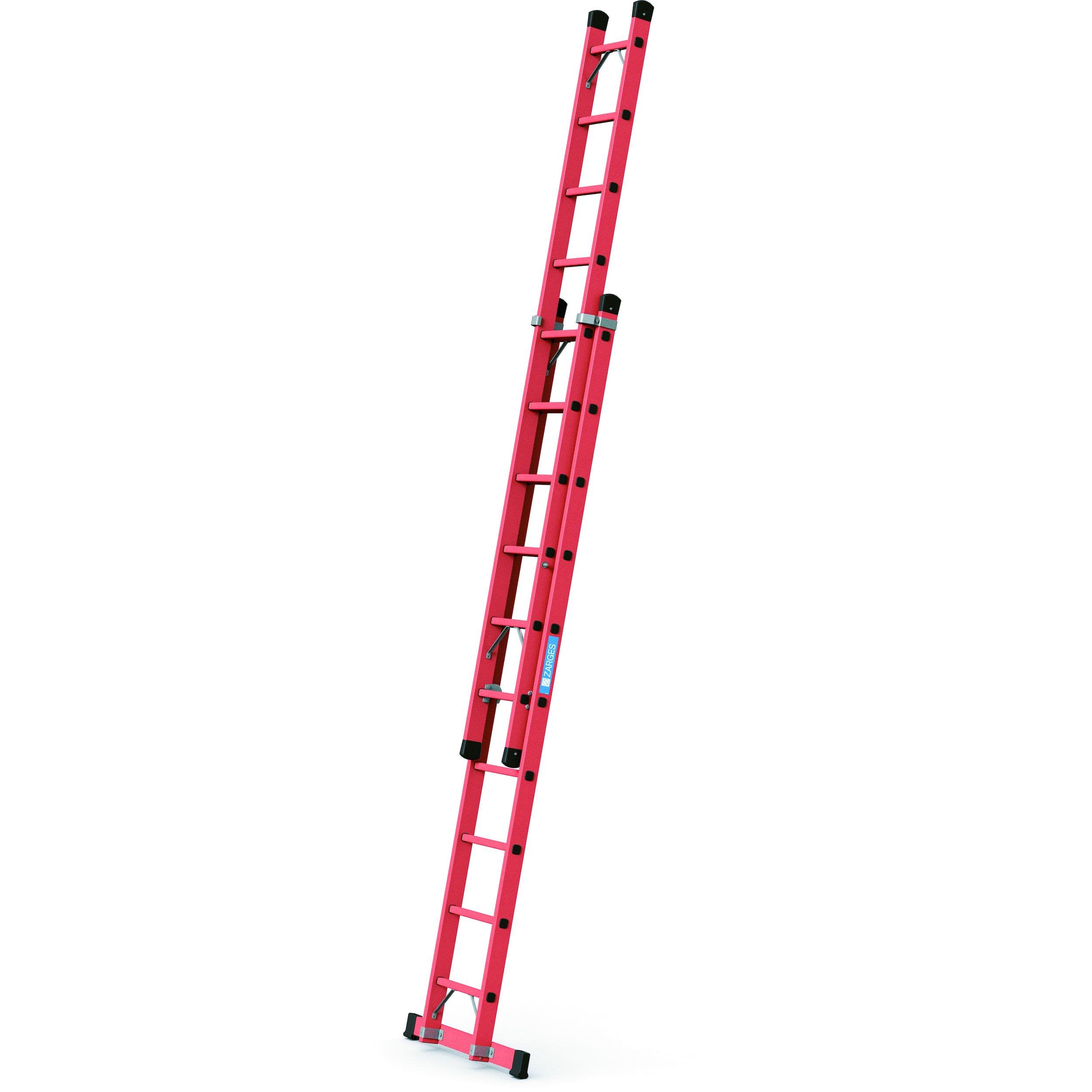 Zarges Everest EFA 2E Forlengelsesstige glassfiber 2 x 10 trinn