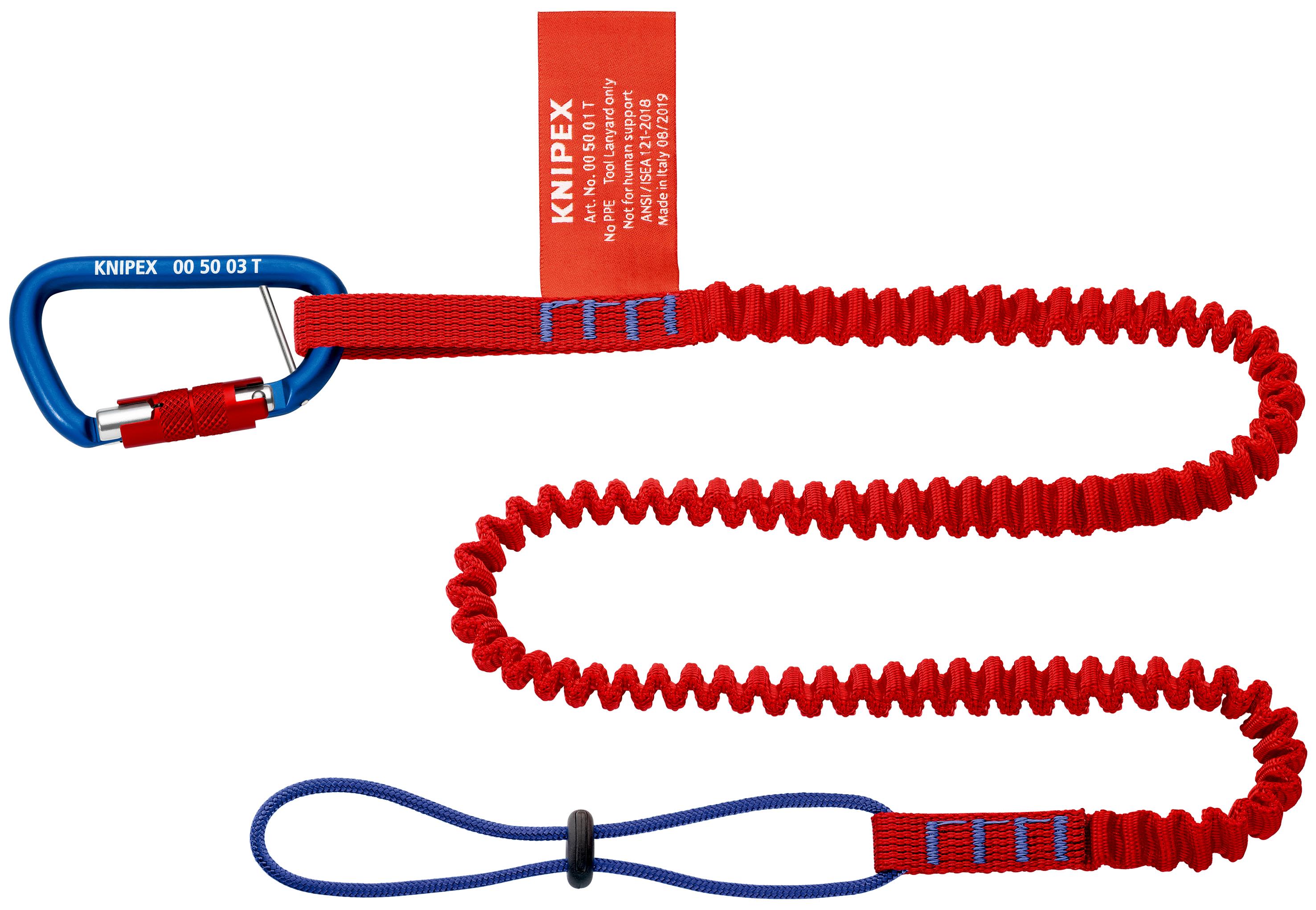 Knipex 00 50 05 T BK Fånglina med karbinhake