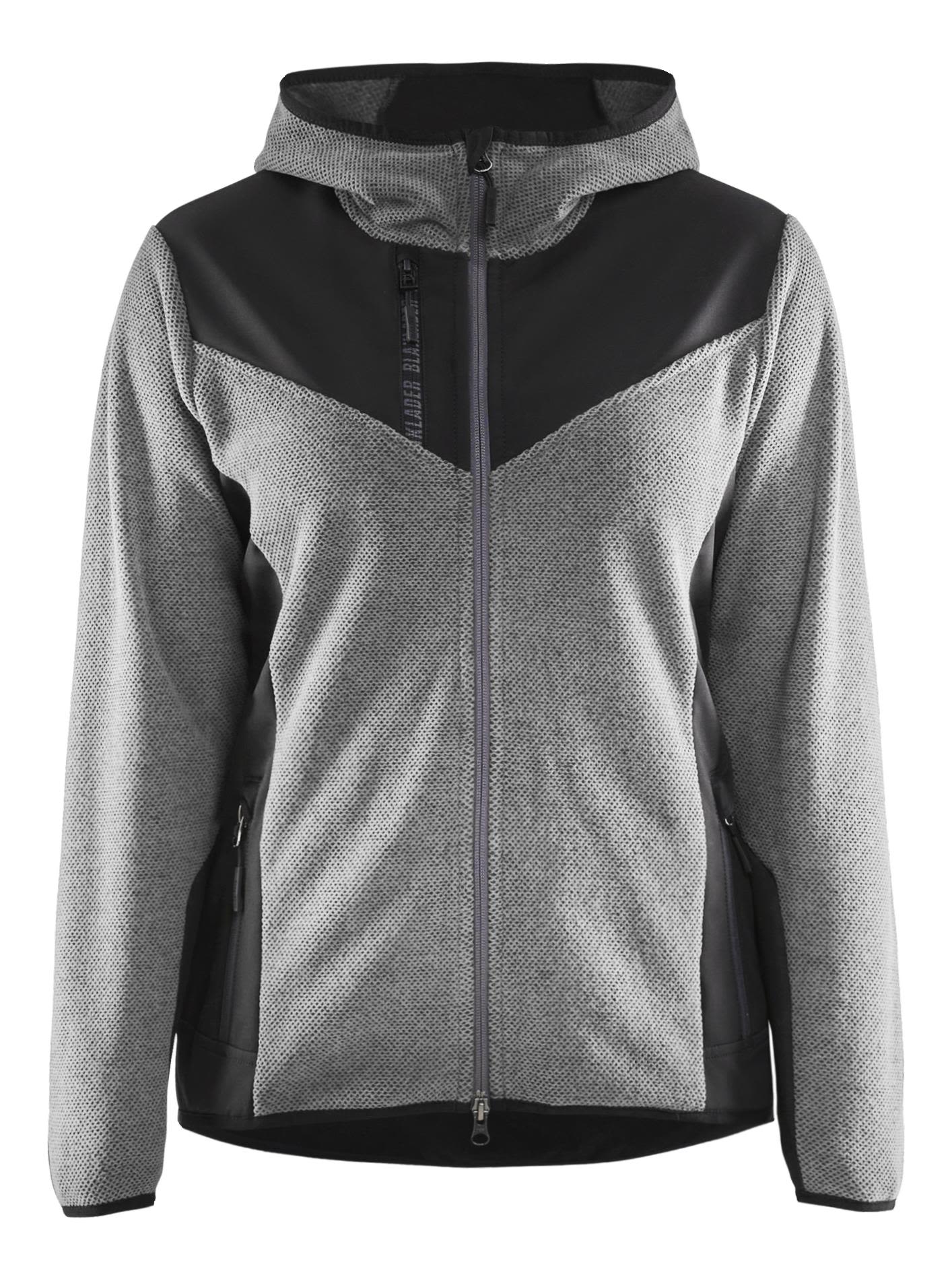 Blåkläder 594125369099M Jakke strikket, dame, gråmelert/svart Str. M