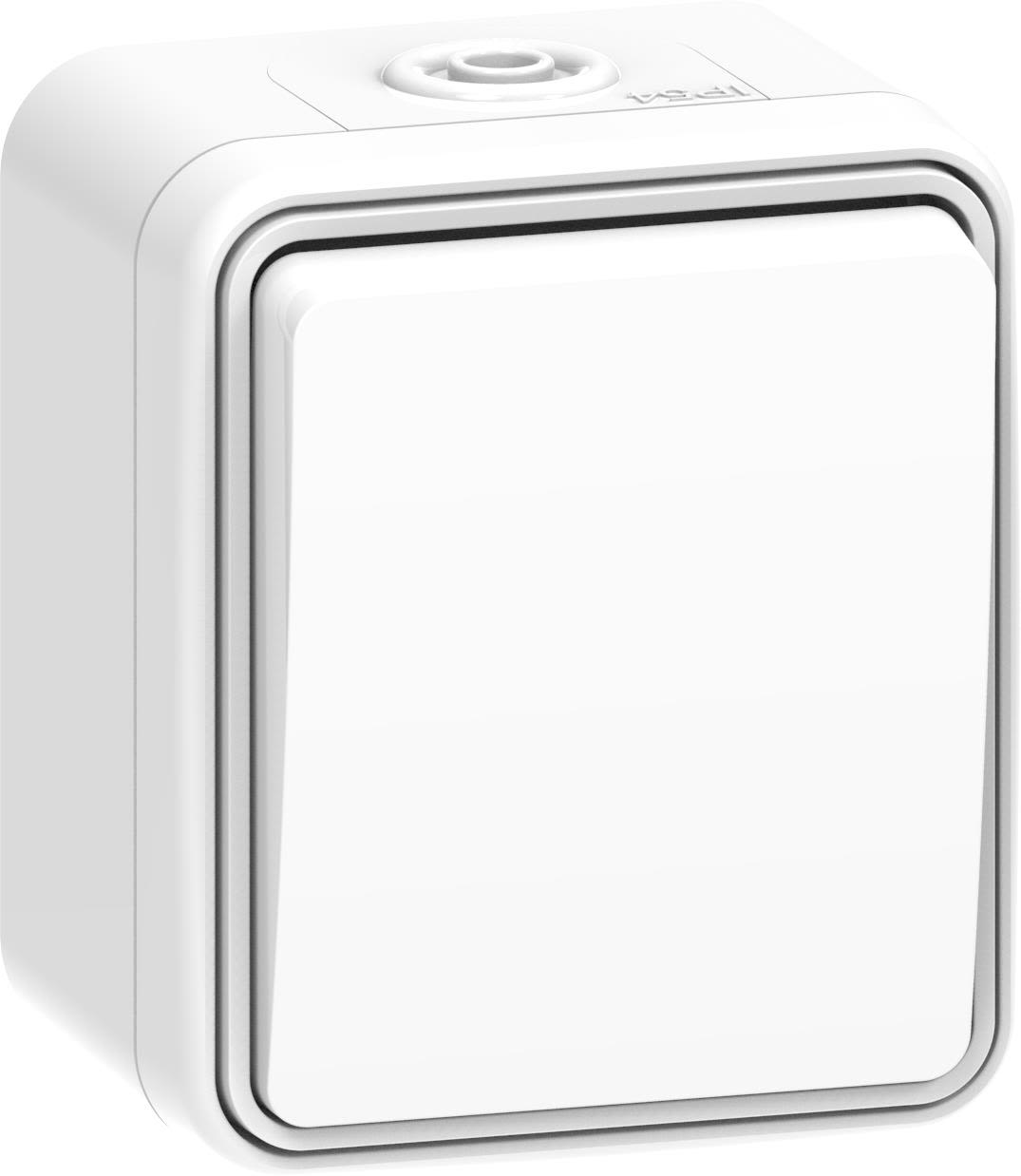 Gelia Connect 2 Home Strømbryter 1-polet, trapp, utenpåliggende, kapslet