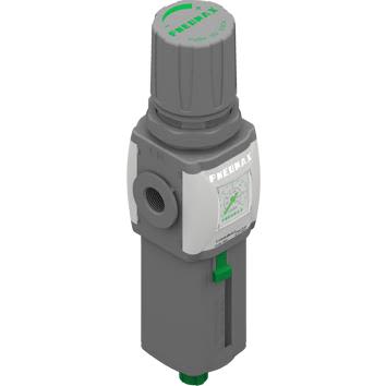Pneumax N171BEMBD Filterregulator med inbyggd manometer, 1/4